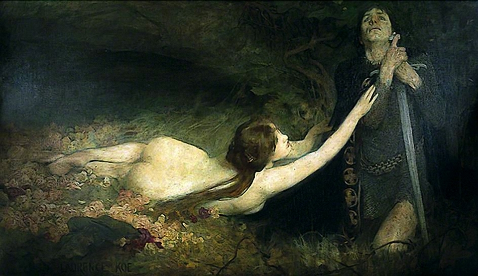 Venus And Tannhauser by Lawrence Koe, 1896